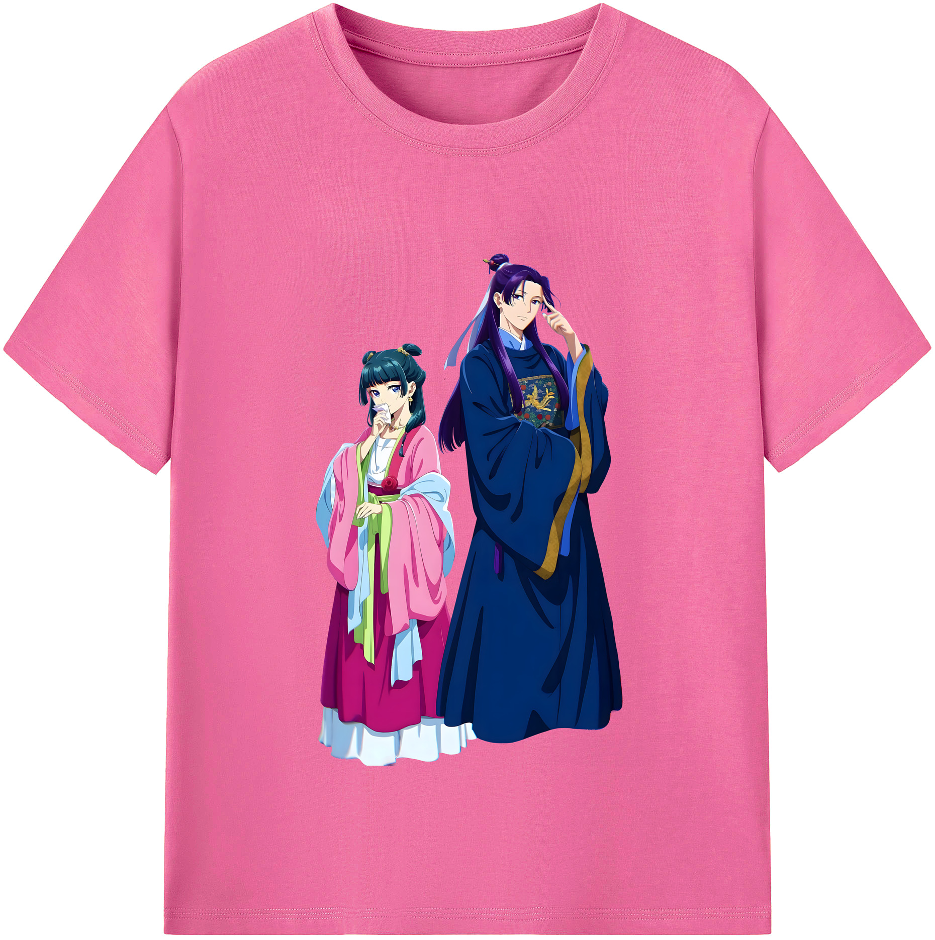 （画像用） 薬屋のひとりごと The Apothecary Diaries レディースカジュアルプリントTシャツ（綿100％）